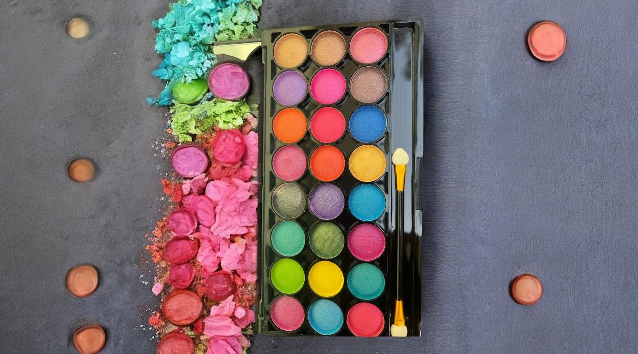 Glamour Touch Eyeshade kit with 24 colors