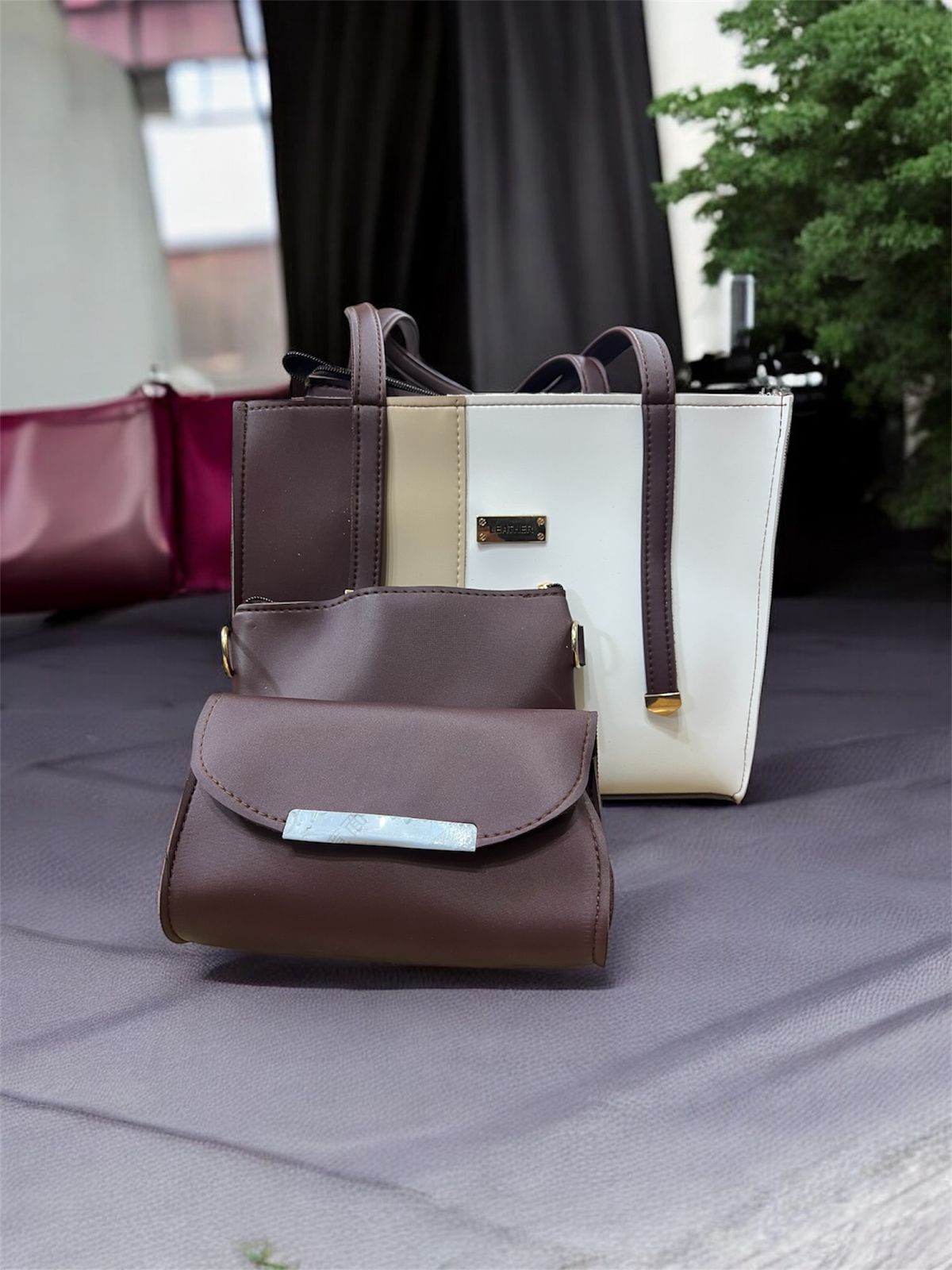 Leather 3-in-1 Handbag